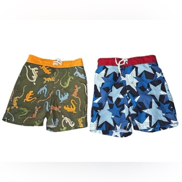 Gymboree 2 pairs of Swim Trunks 2T - Picture 1 of 3